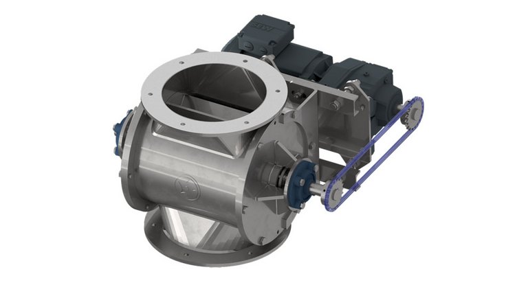 Medium pressure rotary valve